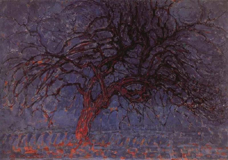 Piet Mondrian Red tree